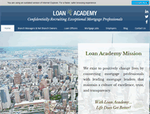 Tablet Screenshot of loan-academy.com